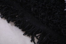 Custom Beni Ourain Rug - Handmade Black Wool Berber Carpet