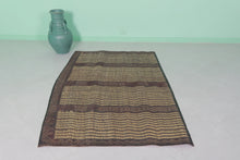 Tuareg Mat - 4.1x5.9 Ft | Authentic Handwoven Decor