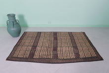 Tuareg Mat - 4.1x5.9 Ft | Authentic Handwoven Decor