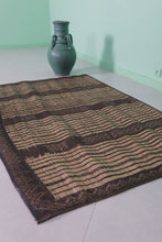 Tuareg Mat - 4.1x5.9 Ft | Authentic Handwoven Decor