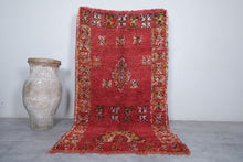 Moroccan rug vintage 4.4 X 8.3 Feet