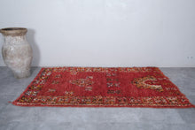 Moroccan rug vintage 4.4 X 8.3 Feet