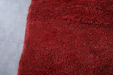 Moroccan Red Rug - 5.7 x 9.3 ft | Luxurious Handmade Accent