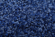 All Wool Beni Ourain Rug - Blue Custom Berber Carpet