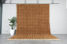 Checkered moroccan rug - Custom Wool Rug -Handwoven rug