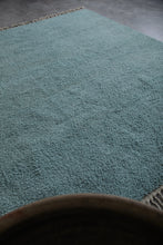 Handmade Moroccan Berber Rug - Soft Blue Wool Carpet