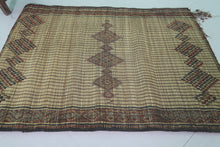 Tuareg Rug 3.5 x 4.4 ft - Handwoven Geometric Masterpiece