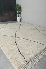 Handmade Beni ourain Moroccan Rug - Custom Rug - Wool rug