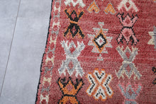Moroccan vintage rug 6.4 X 12.8 Feet