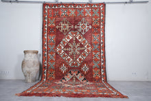 Moroccan vintage rug 6.7 X 12.7 Feet