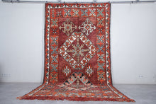 Moroccan vintage rug 6.7 X 12.7 Feet