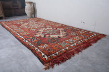 Moroccan vintage rug 6.7 X 12.7 Feet