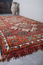 Moroccan vintage rug 6.7 X 12.7 Feet