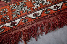 Moroccan vintage rug 6.7 X 12.7 Feet