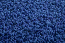 Deep Blue Moroccan Rug - Handknotted Berber Carpet