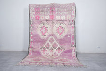 Vintage Moroccan Rug - 5.4 x 9.1 ft | Soft Pastel Lavender