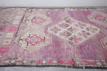 Vintage Moroccan Rug - 5.4 x 9.1 ft | Soft Pastel Lavender