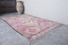 Vintage Moroccan Rug - 5.4 x 9.1 ft | Soft Pastel Lavender