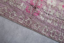 Vintage Moroccan Rug - 5.4 x 9.1 ft | Soft Pastel Lavender