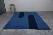 Contemporary Blue rug - Custom handmade rug