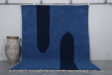 Contemporary Blue rug - Custom handmade rug