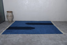 Contemporary Blue rug - Custom handmade rug