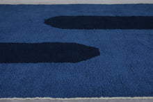 Contemporary Blue rug - Custom handmade rug