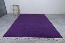 Handmade Moroccan Rug - Luxurious Purple Custom Area Rug