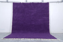 Handmade Moroccan Rug - Luxurious Purple Custom Area Rug