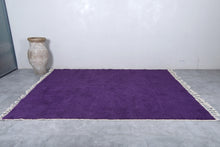 Handmade Moroccan Rug - Luxurious Purple Custom Area Rug