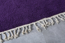 Handmade Moroccan Rug - Luxurious Purple Custom Area Rug