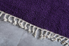 Handmade Moroccan Rug - Luxurious Purple Custom Area Rug