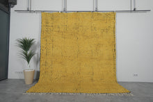 Yellow Moroccan Area Rug - Handwoven Berber Rug