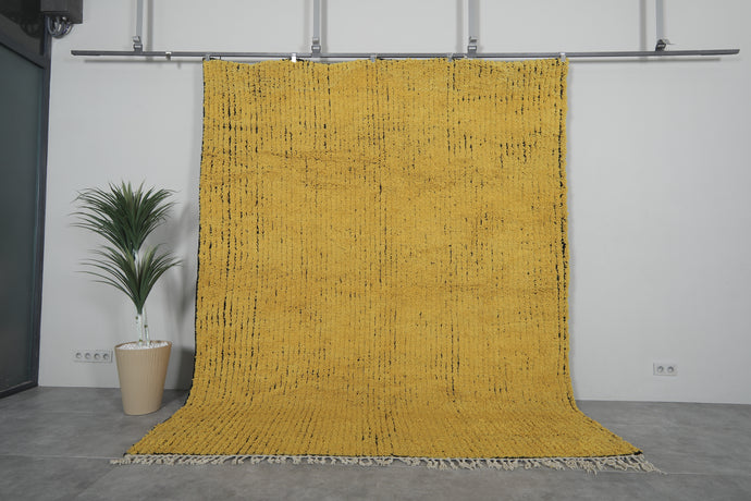 Yellow Moroccan Area Rug - Handwoven Berber Rug