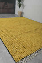 Yellow Moroccan Area Rug - Handwoven Berber Rug