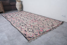 Moroccan vintage rug 6 X 11.6 Feet