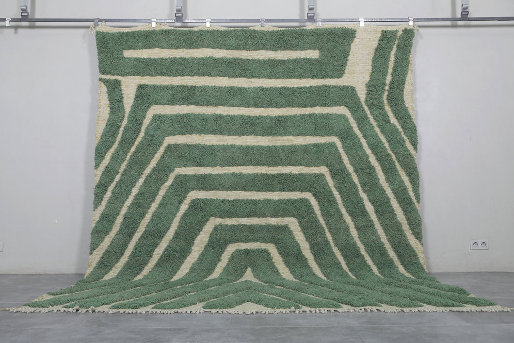 Custom Moroccan rug | Green Moroccan rug | Handmade Moroccan Rug | Green rug | Moroccan Green rug | Berber rug | selling Moroccan Custom rug