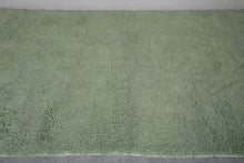 Custom Handmade Berber Carpet - Moroccan Wool Rug in Light Green