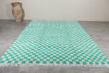 Custom Moroccan Checkered rug - Handmade Moroccan rug shag