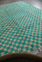 Custom Moroccan Checkered rug - Handmade Moroccan rug shag