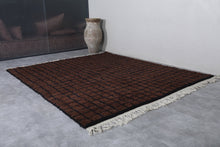 Moroccan Handmade Rug - Brown Beni Ourain Berber Carpet