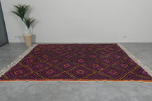 All Wool Patterned Moroccan Rug - Custom Handmade Carpet