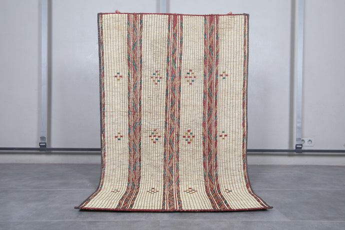 Tuareg Rug 3.1 x 5.3 ft - Handwoven Geometric Design