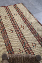 Tuareg Rug 3.1 x 5.3 ft - Handwoven Geometric Design