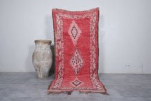 Vintage Moroccan rug 3.6 X 7.8 Feet