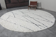 Round moroccan carpet - custom berber rug