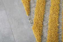 Yellow handwoven rug - Custom rug - Moroccan Wool rug