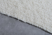 White Wool Moroccan Rug - Custom Handmade Rug