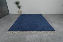 Blue Moroccan Rug - Handwoven Custom Wool Rug