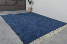 Blue Moroccan Rug - Handwoven Custom Wool Rug